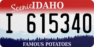 ID license plate I615340