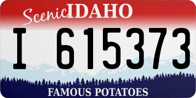 ID license plate I615373