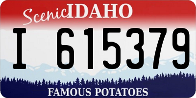 ID license plate I615379