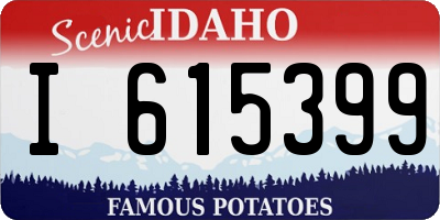 ID license plate I615399