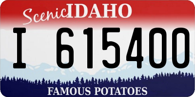 ID license plate I615400
