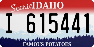 ID license plate I615441