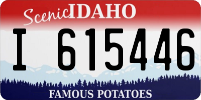 ID license plate I615446