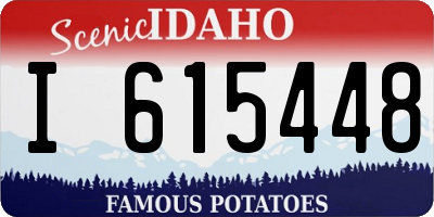 ID license plate I615448