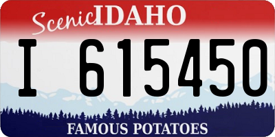 ID license plate I615450