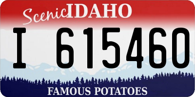 ID license plate I615460