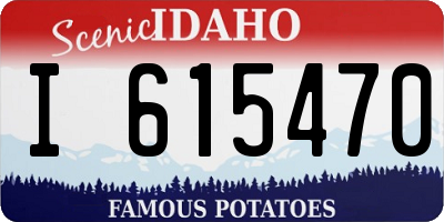 ID license plate I615470
