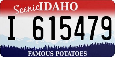 ID license plate I615479