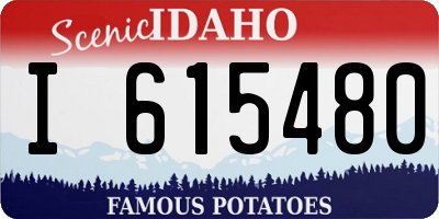 ID license plate I615480