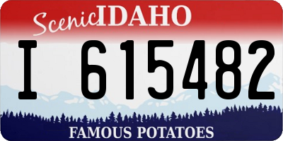 ID license plate I615482