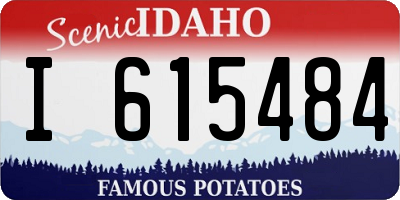 ID license plate I615484
