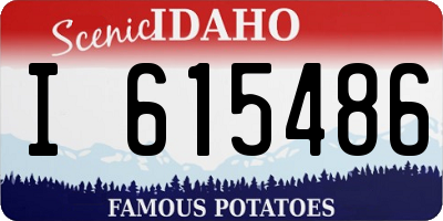 ID license plate I615486