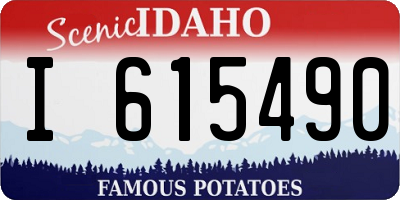 ID license plate I615490
