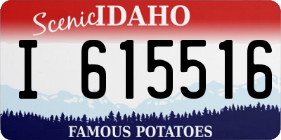 ID license plate I615516