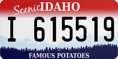 ID license plate I615519
