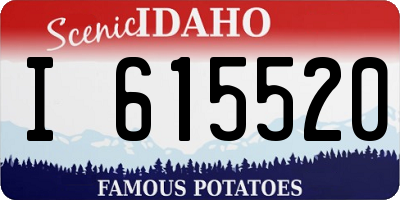 ID license plate I615520