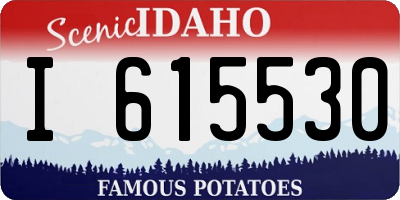 ID license plate I615530