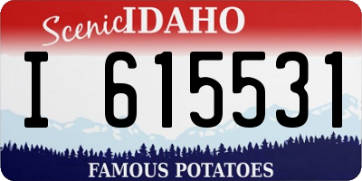 ID license plate I615531