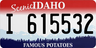 ID license plate I615532