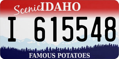 ID license plate I615548