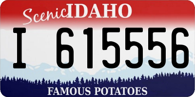 ID license plate I615556