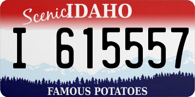 ID license plate I615557