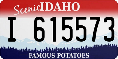 ID license plate I615573