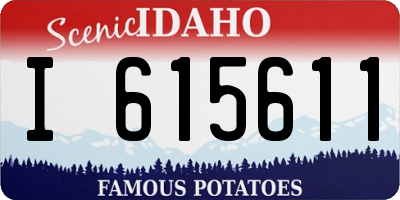 ID license plate I615611