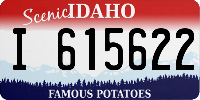 ID license plate I615622