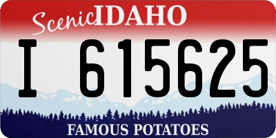 ID license plate I615625