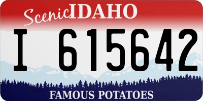 ID license plate I615642