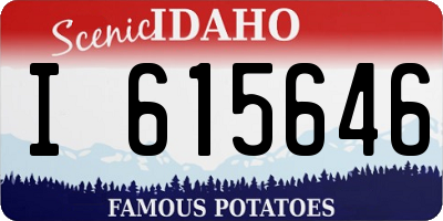 ID license plate I615646