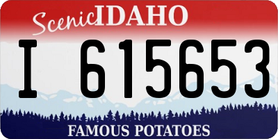 ID license plate I615653