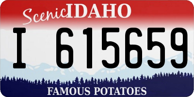 ID license plate I615659