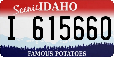 ID license plate I615660