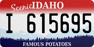 ID license plate I615695