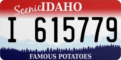 ID license plate I615779