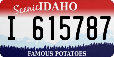 ID license plate I615787