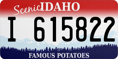 ID license plate I615822