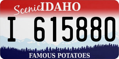 ID license plate I615880