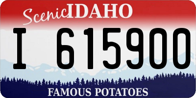 ID license plate I615900