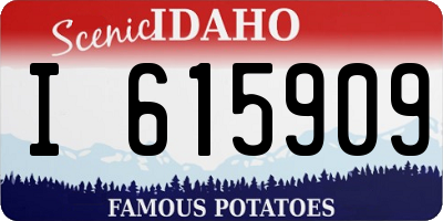 ID license plate I615909