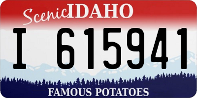 ID license plate I615941