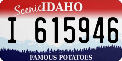 ID license plate I615946