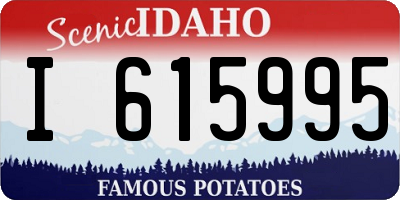 ID license plate I615995