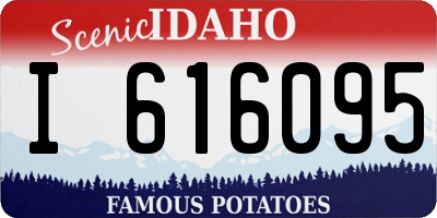 ID license plate I616095