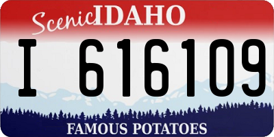 ID license plate I616109
