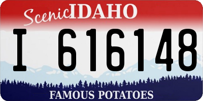 ID license plate I616148