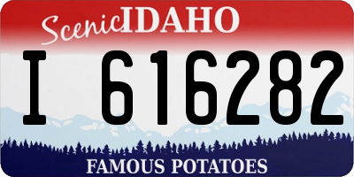 ID license plate I616282