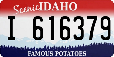 ID license plate I616379